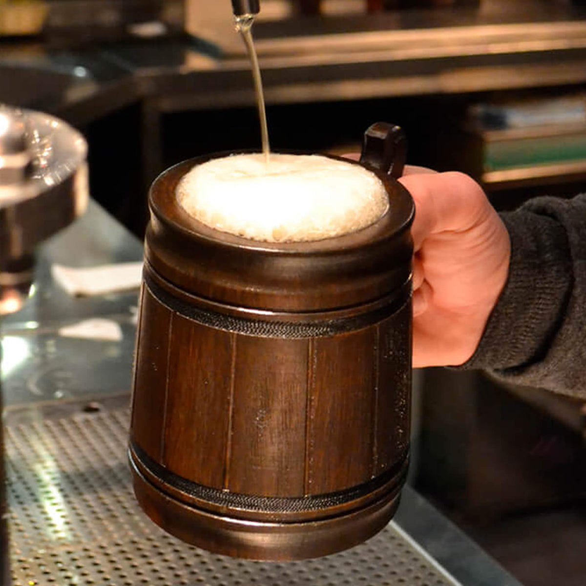 Medieval Wooden Beer Mug - Classic Beer Mug | Teslyar 1