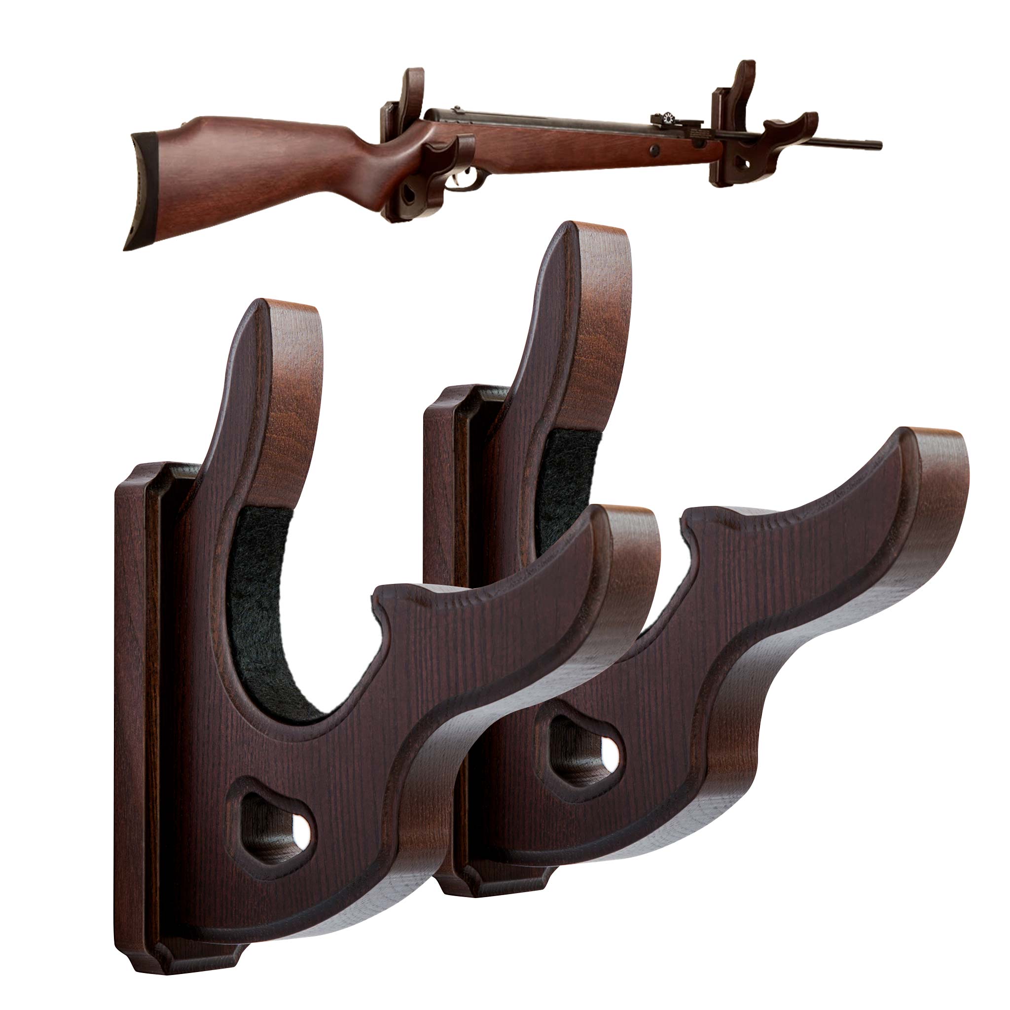 Handmade Wall Mount Gun Rack  Rifle, Shotgun or Pistol - Echo